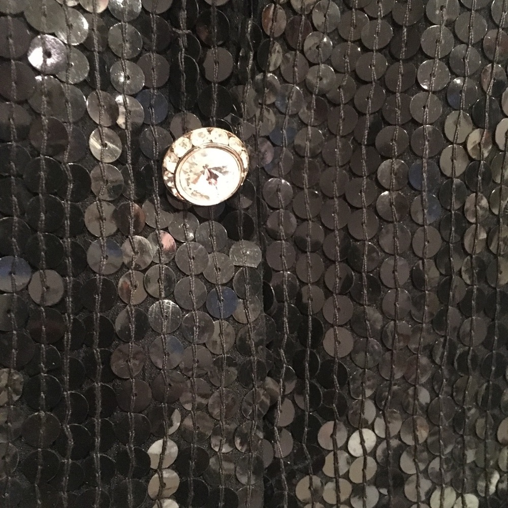 St. Martin Sequin Jacket.  Vintage 1985.  Sz L - Picture 6 of 8